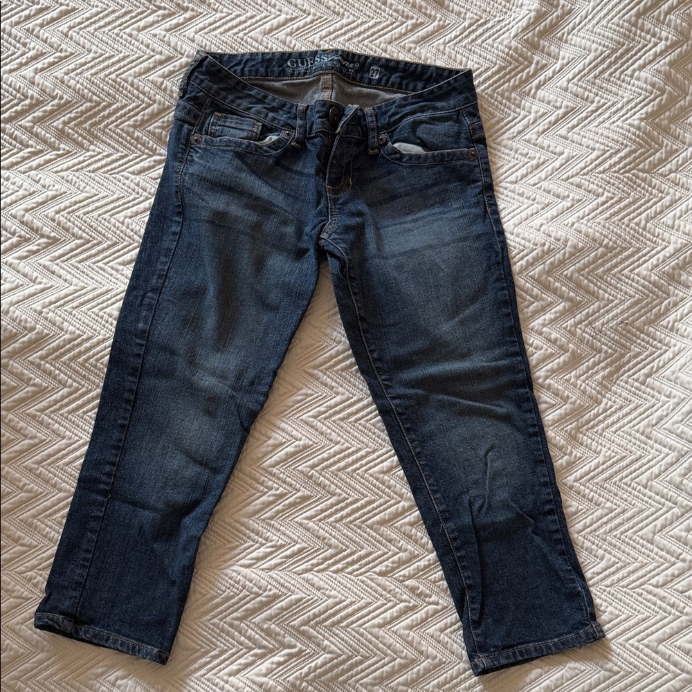 GUESS Women's Dark Blue Skinny Jeans